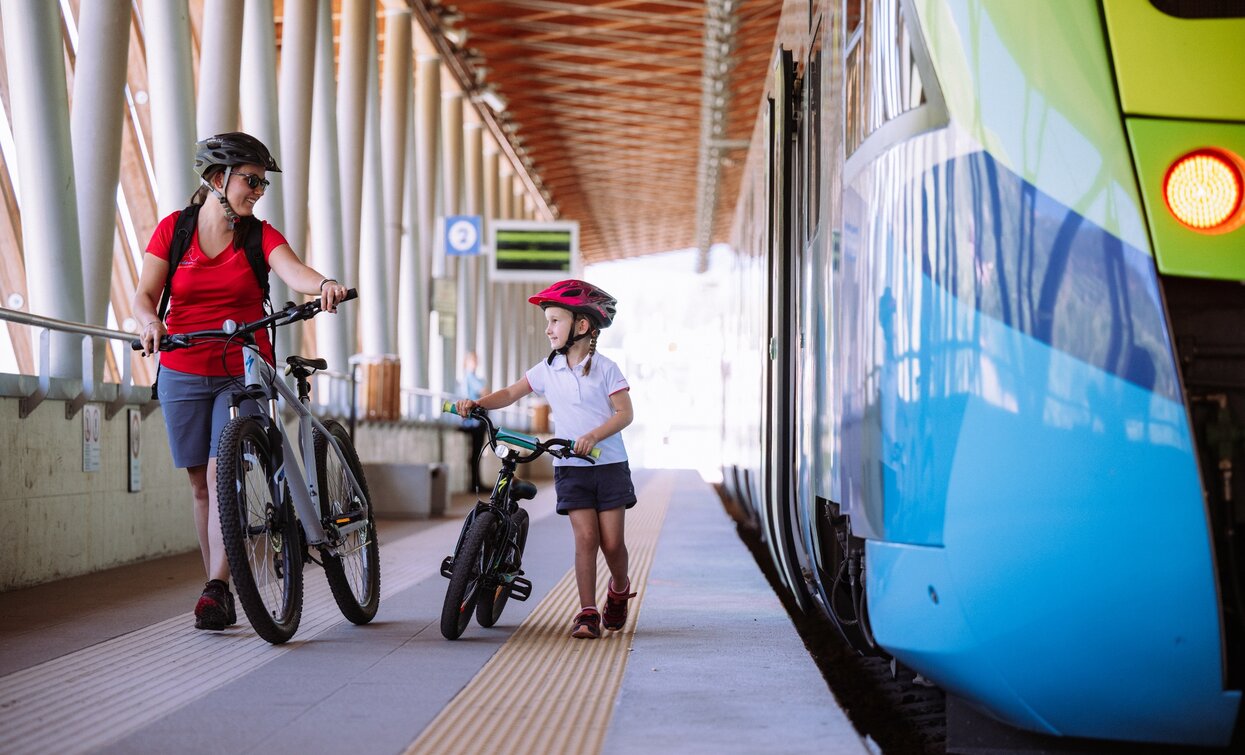 BikeTrain | © Alice Russolo , APT Valli di Sole, Peio e Rabbi