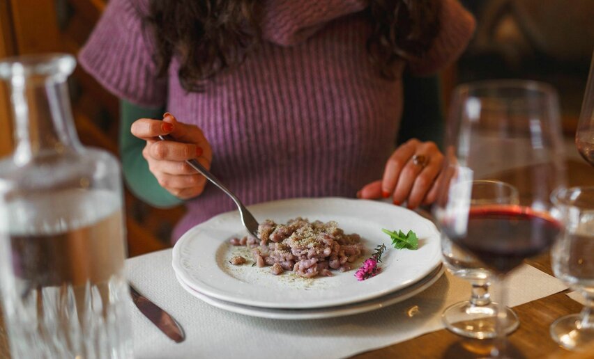 Antica Osteria - Risotto al Teroldego | © Archivio APT Val di Sole - Ph Caspar Diederick 