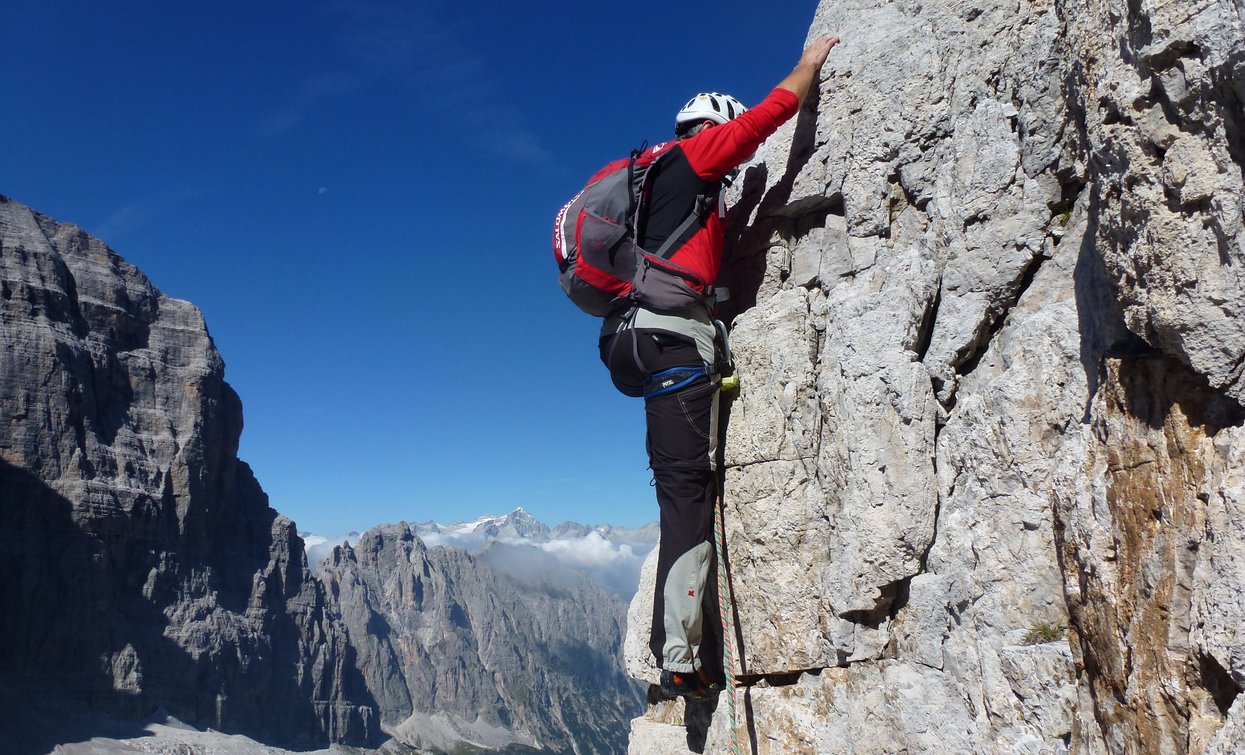 Arrampicata in falesia in val di Sole | © Archivio Guide Alpine Val di Sole 